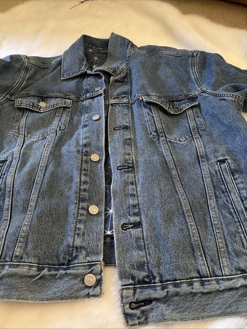 Men's XL Levi's Strauss & Co. Red Label Cotton Denim Jean Jacket